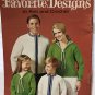 Coats & Clark book 198 Favorite Designs to crochet & knit pattern Sweaters for the Family