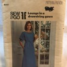 Butterick 5166 Misses'  Lounge in a Drawstring Gown dress Sewing Pattern size Medium
