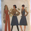 Simplicity 7675 Misses' Shirt, Pants and Reversible Vest and Back-Wrap Skirts Sewing Pattern size 8