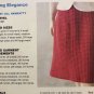Ravishing in Red Skirt, Ruffle Scarf and flower pin Crochet Pattern Annies Attic 885085