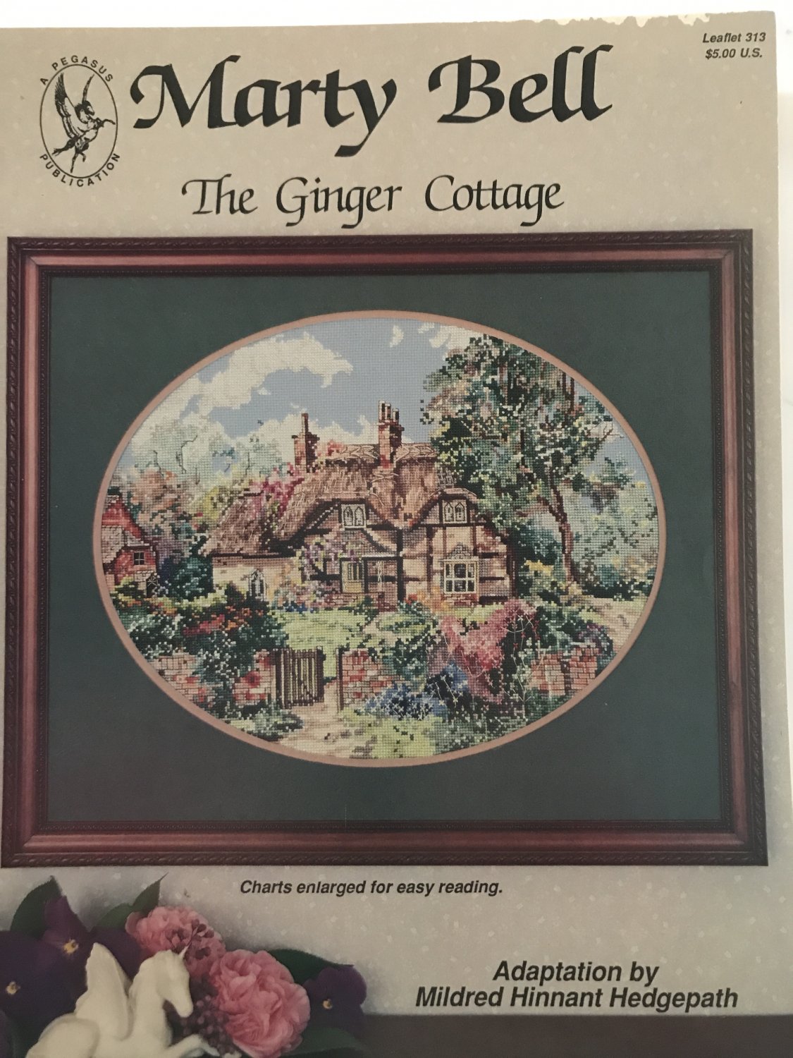 Marty Bell The Ginger Cottage Cross Stitch Chart leaflet 313
