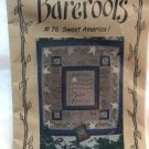 Bareroots SWEET AMERICA cross stitch sampler #76