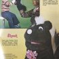 Hand Puppets using Plush, Felt, Fabric and Foam Sewing Pattern from 1979 Hazel Pearson Crafts
