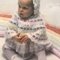 Plaid's Baby Crochet Woven Satin Ribbon Layettes 8102 by Marcsa Pataki