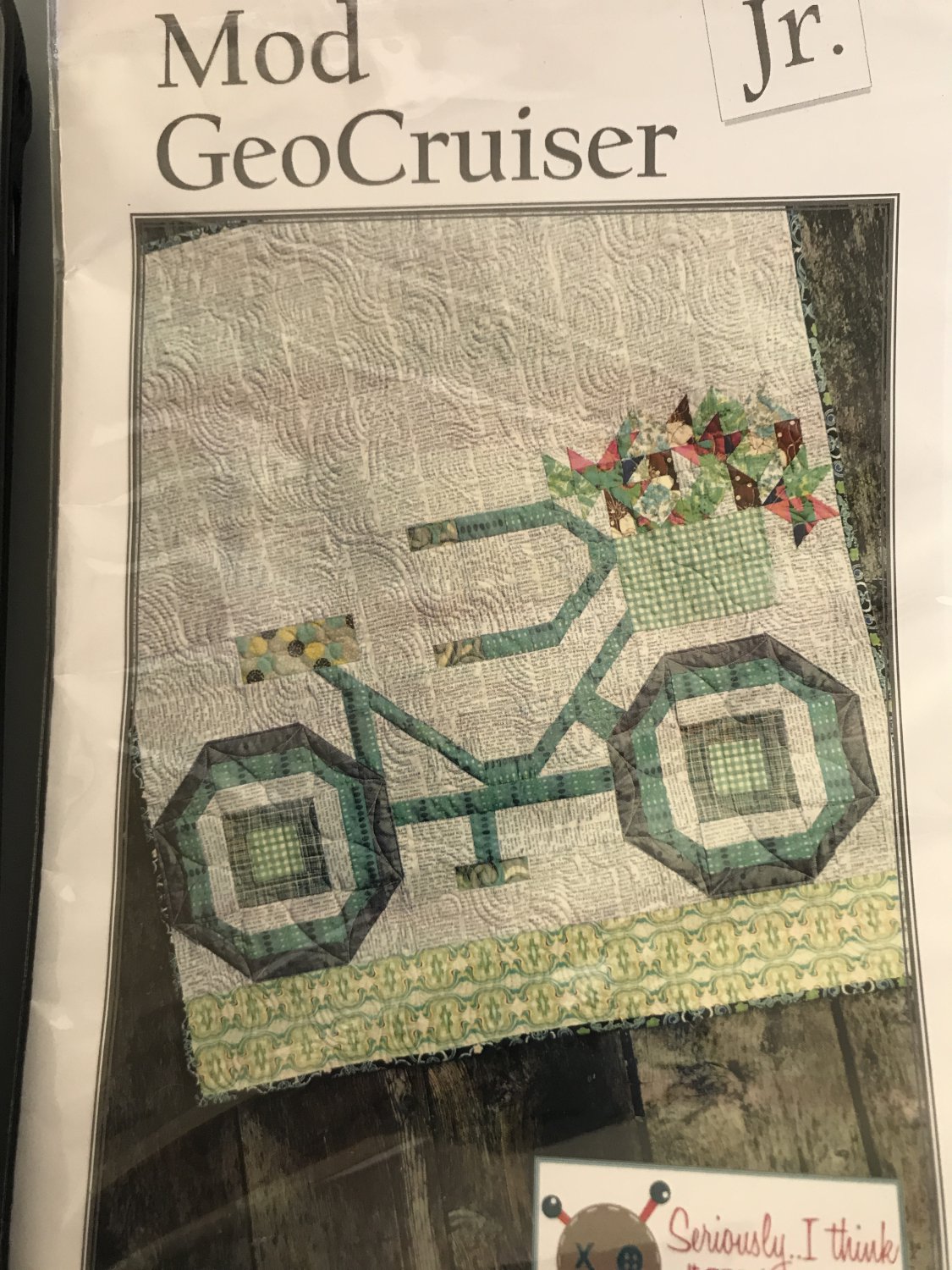 Mod GeoCruiser Jr. Baby Quilt Pattern Seriously I think It Needs Stitches Kelli Fannin Quilt Designs