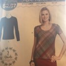 McCall's 9609 L9609 Misses Sew Simple Knit Top Size XS - XL Sewing Pattern