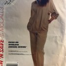 Stitch 'N Save by McCall's 4447 Misses' Jacket Pants Sewing Pattern size Lg - XL For Stretch Knits