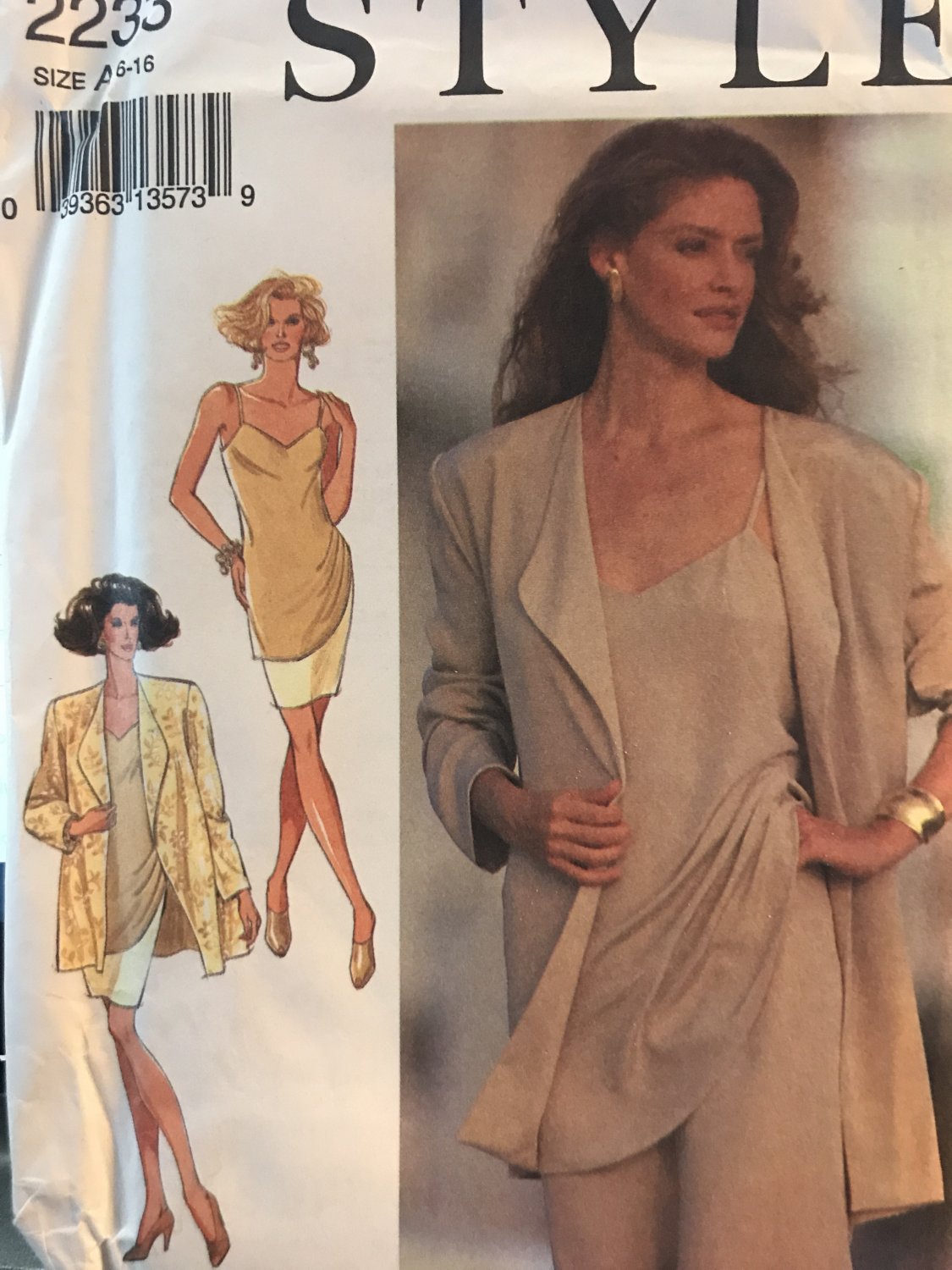 Style 2233 Misses skirt, jacket, spaghetti strap top Sewing Pattern size 6 - 16 Uncut