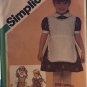 Simplicity 9817 Childâ��s Dress, Tabard and Pull-On Pants Sewing Pattern Size 5