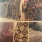 Leisure Arts 75279 Great Warm-ups 6 crochet afghan patterns  uses LION BRAND HOMESPUN