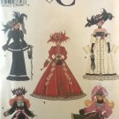 Simplicity 9062 Gibson Girl, 11.5” Edwardian Fashion Doll Clothes Sewing Pattern