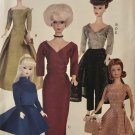 Vogue 7384 Retro Fashion Doll Evening and Day dresses Skating Costume Sewing Pattern