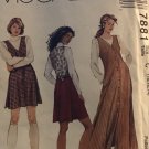 McCalls 7881 Misses Jumper in Two Lengths Size 10 12 14 Sewing Pattern