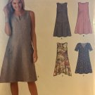 New Look 6340 Misses dress in with sleeve and hemline variations sewing pattern size 8 - 20