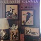 Plastic Canvas Canada Geese Leisure Arts 1183 Magnets Tissue covers and more
