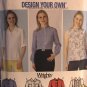 Simplicity 5963 Design your own Shirt plus size sewing Pattern size 16 18 20 22