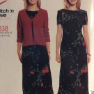 McCall's 2838 Misses' dress with jacket sewing pattern Size 10 - 16 easy stitch 'n save