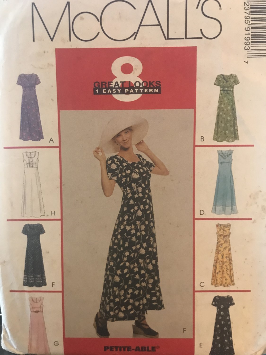 McCall's 9199 Misses' Dress 8 Great Looks size 10 12 14 Sewing Pattern