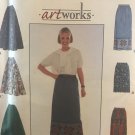 Simplicity 8458 Full Gored or Straight Skirt ARTWORKS Sewing Pattern Size 12 14 16