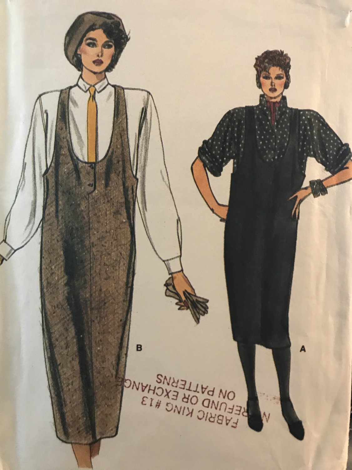 Vogue 9128 Misses' Jumper and Shirt Sewing Pattern size 12 14 16