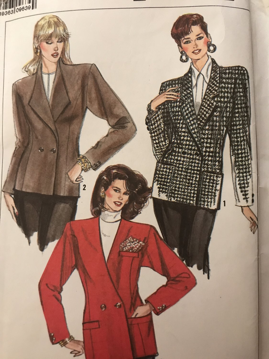Simplicity 9413 Misses' Lined Jacket Sewing pattern size 12 14 16