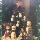 Snow'din Family Primitive Snowmen Christmas Holiday Decor Suzanne Tigue Shore