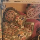 Simplicity 9451 Quilt Block Club lesson 6 Double Wedding Ring & Dutchman's Puzzle Sewing Pattern