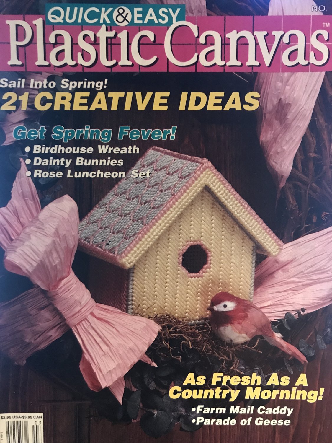 Quick & Easy Plastic Canvas Magazine No. 16 Feb/Mar 1992 21 projects