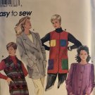 Simplicity Pattern 7332 Misses Miss Petite Jacket and Vest with Variations Size 14 16 18