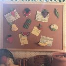 Fruit and Vegetable Refrigerator Magnets Plastic Canvas Pattern Leisure Arts 1072