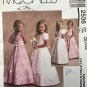 McCall's 2536 Girls' Flower Girl Pageant Special Occasion Party dress size 3 4 5 UNCUT