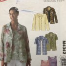 McCall's M4342 4342 Misses' shirt and top Sewing Pattern Size 8 - 14