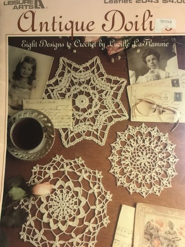 Doily Crochet pattern Leisure Arts 2043 Antique Doilies to Crochet Eight Designs by Lucille LaFlamme