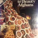Vintage Afghan Crochet Pattern Leisure Arts 163 Scraps to Beauty Afghans