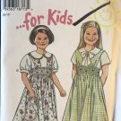 New Look Sewing Pattern 6486 child's Pinafore and blouse sizes 4-9