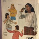 Simplicity 8327 Girls' Jiffy Pullover Blouse with Raglan Sleeves Sewing Pattern size 12 - 14