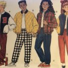 Butterick 6291 Girls'/Boys' Baseball Jacket & Pull-on Pants Sewing Pattern size S - L