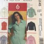McCall's 5145 Misses' Shirt with Sleeve Variations Sewing Pattern Plus Size 18 -24