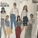 McCalls Sewing Pattern 8688 Flared Skirt Shorts Capri Pants 8 10 12