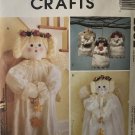 McCall's Crafts 2992 Standing Angel, Angel Wall Hanging and angel ornaments Holiday Sewing Pattern