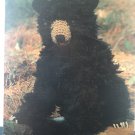 Annie's Pattern club Black Bear Cub Crochet pattern 87B77