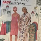 McCall's 2475 Misses' Robe, Spa Wrap, Headband, Headwrap and Slippers Sewing Pattern Size XL XXL