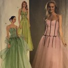 Simplicity 4686 Misses Jessica McClintock Corset dress Bridesmaid, prom dress pattern. Sizes 4-10