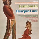 Fashions in Hairpin Lace Crochet Pattern 7686