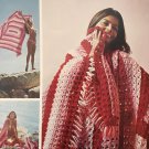 Broomstick Lace Afghan Crochet Pattern 7625
