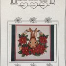 Christmas Delight Bunny Wreath Cross Stitch Hearthside Designs Chart only