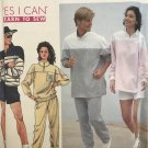 Simplicity 7935 Misses Men's Teen Boys Knit Pants Or Shorts and Top Sewing Pattern sizes  XS - MD