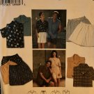 Simplicity 7172 Misses', Men's or Teen Boys' Shorts and Shirts Sewing Pattern Size XS - M