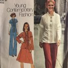 Simplicity 7258 Misses' Two-Piece Dress or Top and Pants sewing pattern size 12