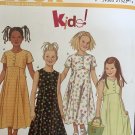 New Look 6741 girls' dress with sleeve variations Sewing pattern size 4 - 9